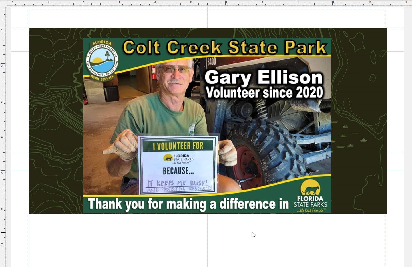 Volunteer Spotlight, Gary Ellison Florida State Parks